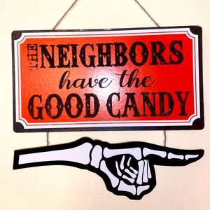 Funny Halloween Sign Decor